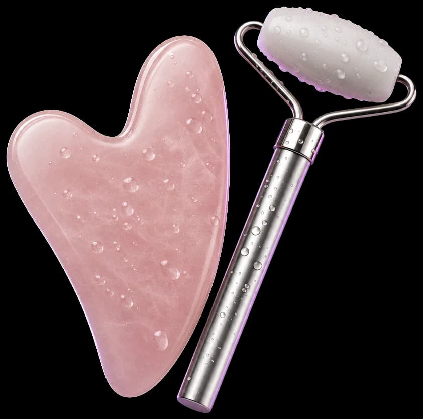 A gua sha tool and facial roller